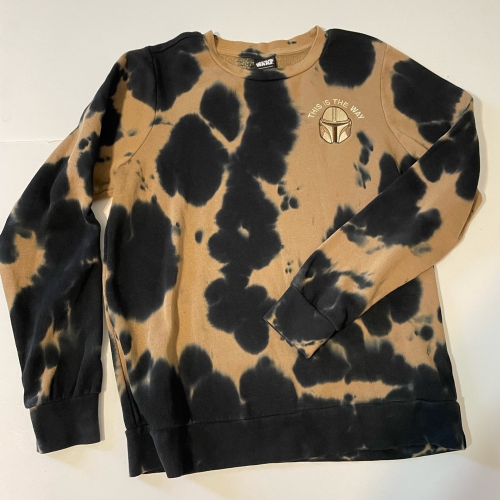 Her Universe Star Wars The Mandalorian This Is The Way Tie-Dye Sweatshirt Small